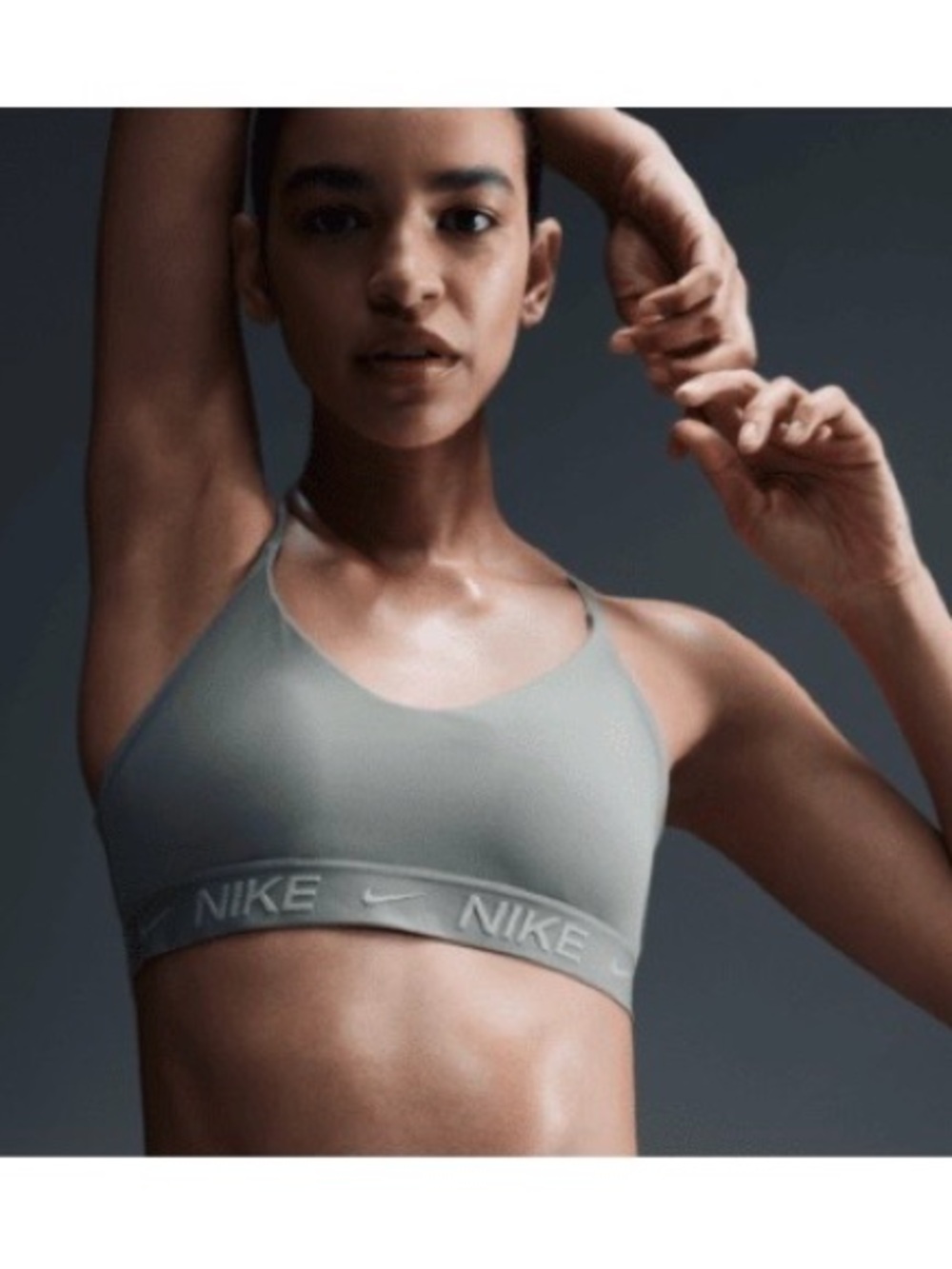 Nike Indy Light Support Sports Bra - Light Army